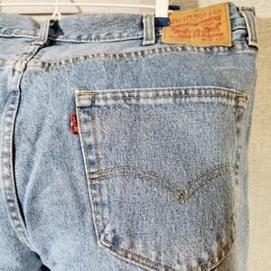 Levi’s 550 Men’s 38x30 Relaxed Fit Tapered Jeans Blue Denim 90s Vintage